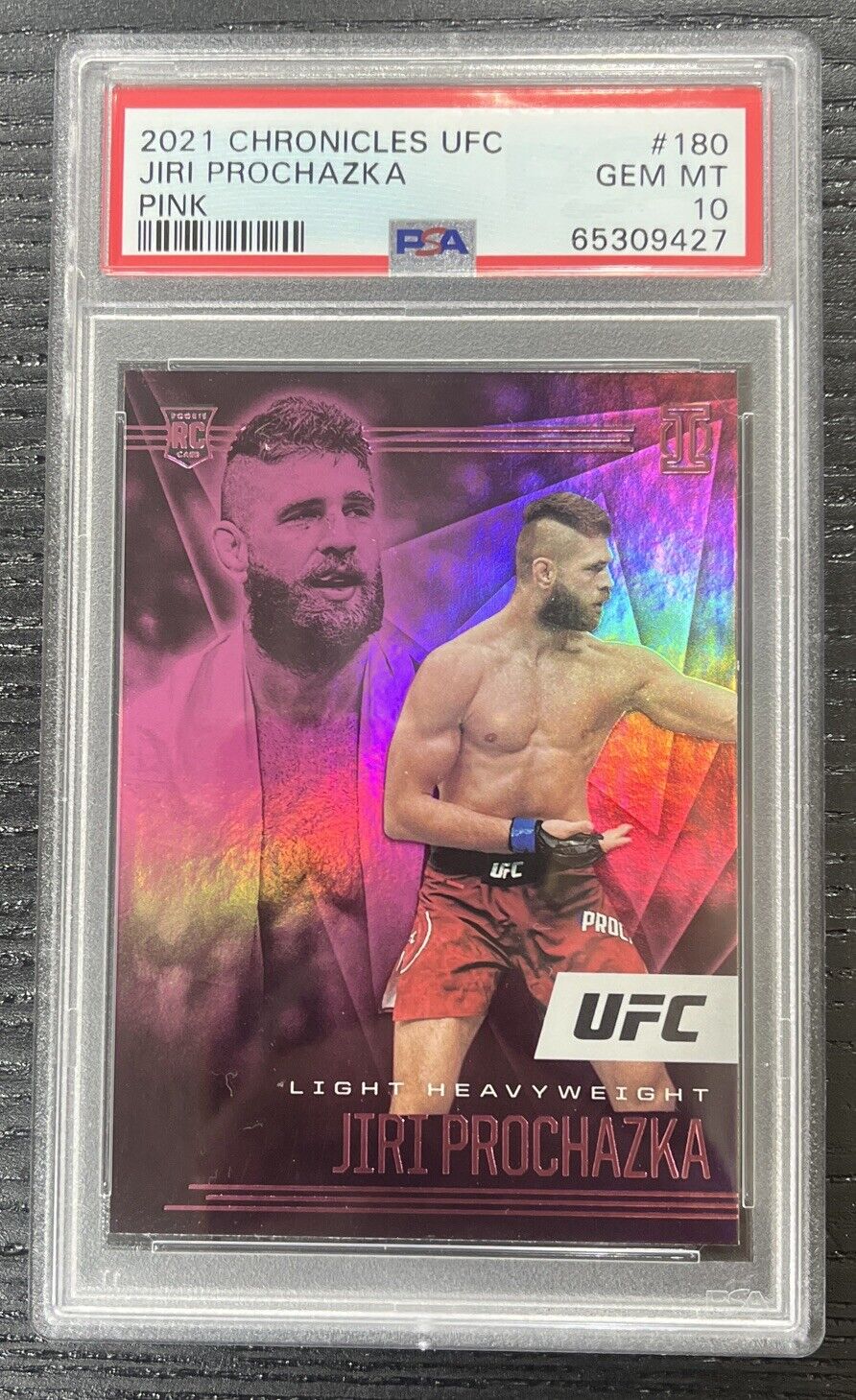 Jiri Prochazka 2021 Chronicles Rookie UFC RC PSA 10