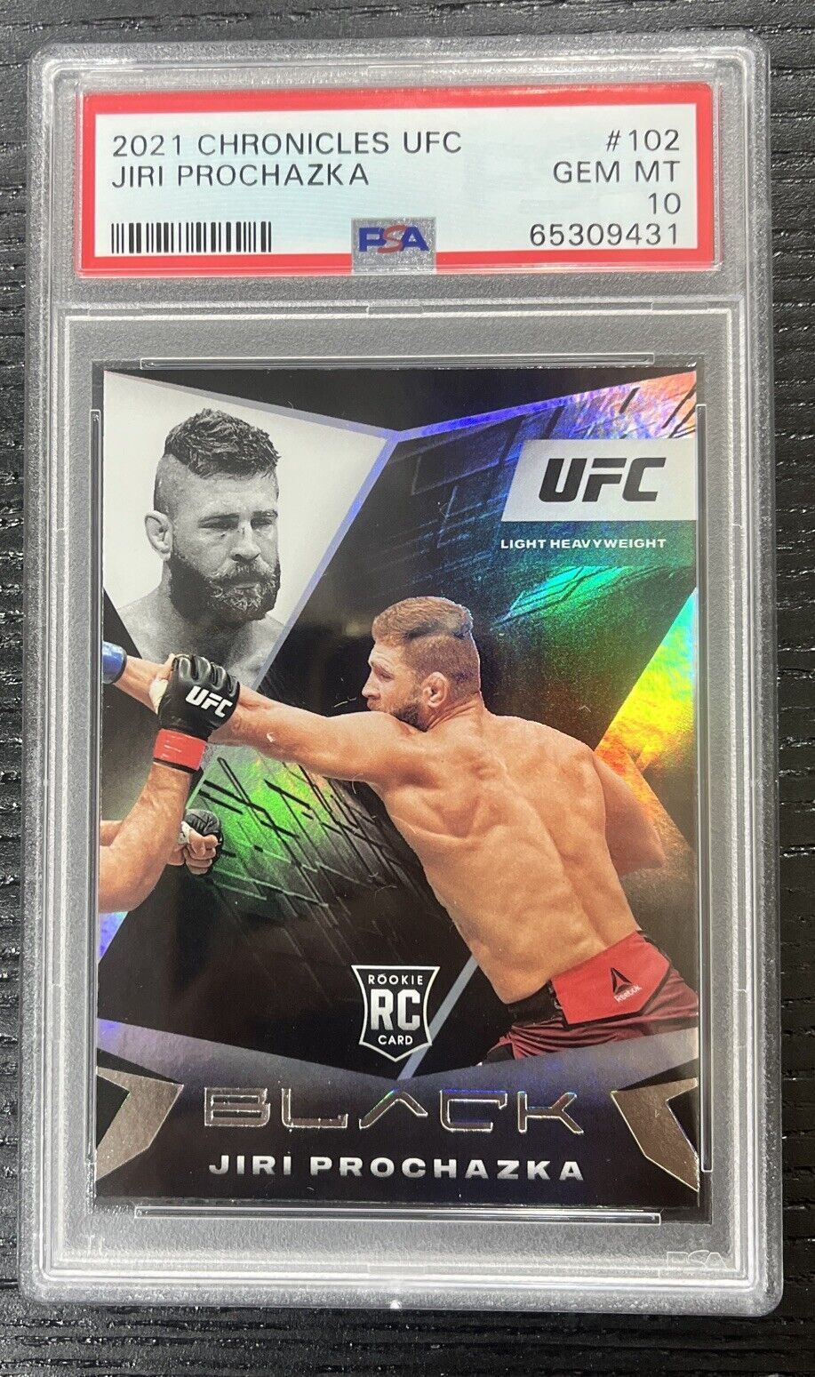 Jiri Prochazka 2021 Chronicles Rookie UFC RC PSA 10