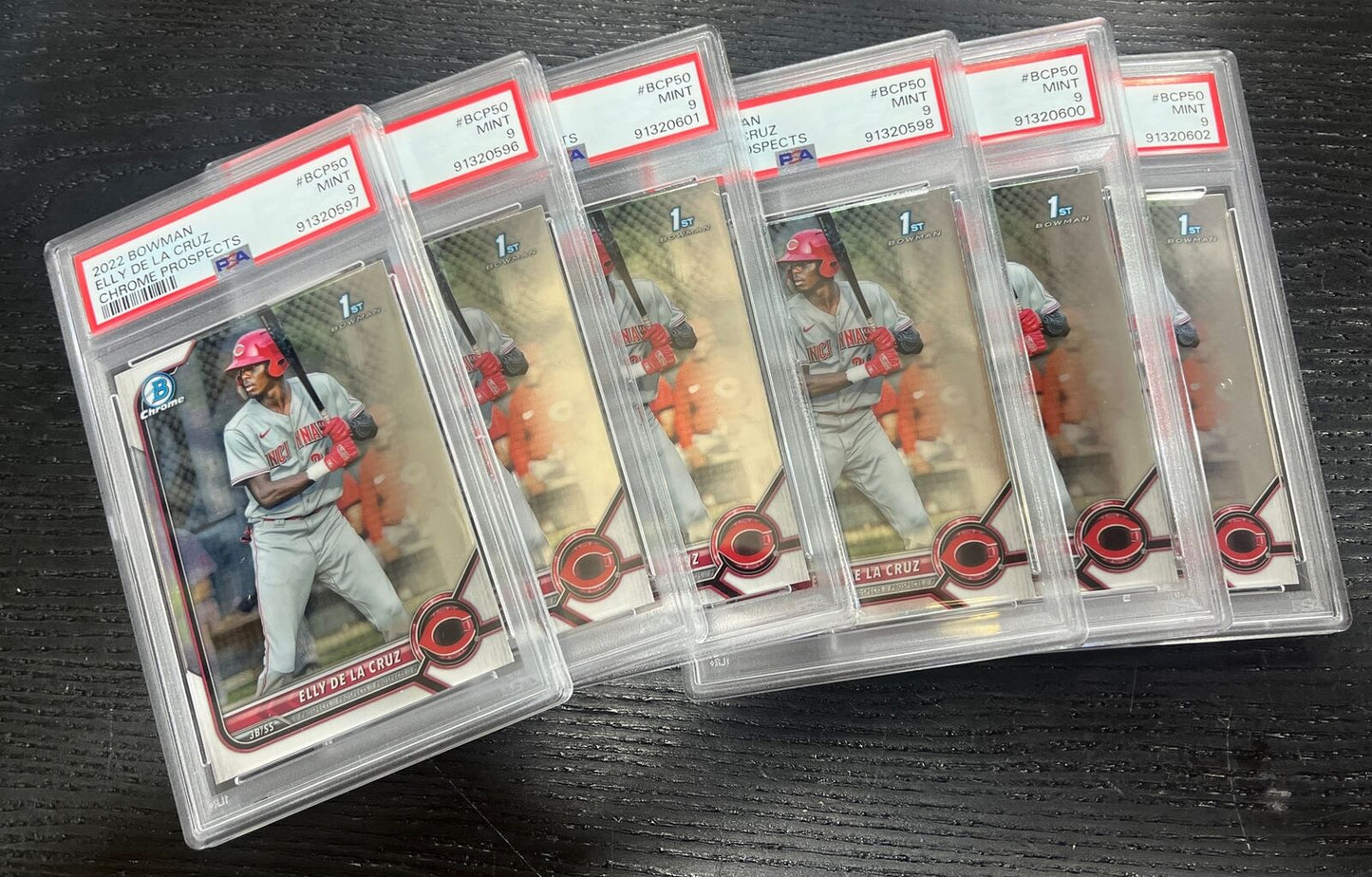 2022 1st Bowman Chrome Prospects #BCP50 Elly De La Cruz 1st ROOKIE PSA 9