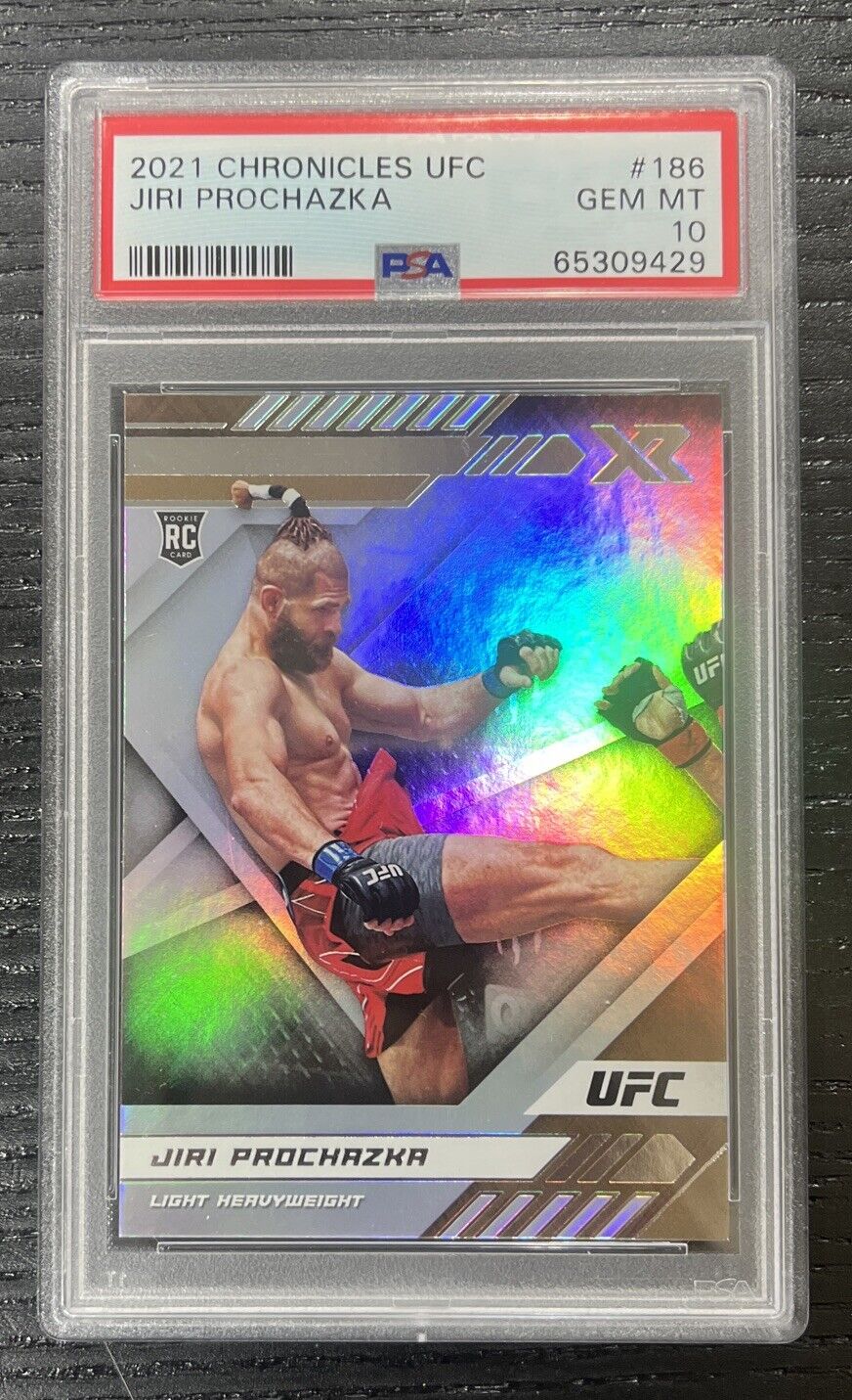 Jiri Prochazka 2021 Chronicles Rookie UFC RC PSA 10