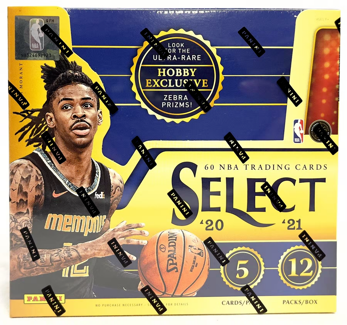 2020-21 Panini Select Basketball Hobby box