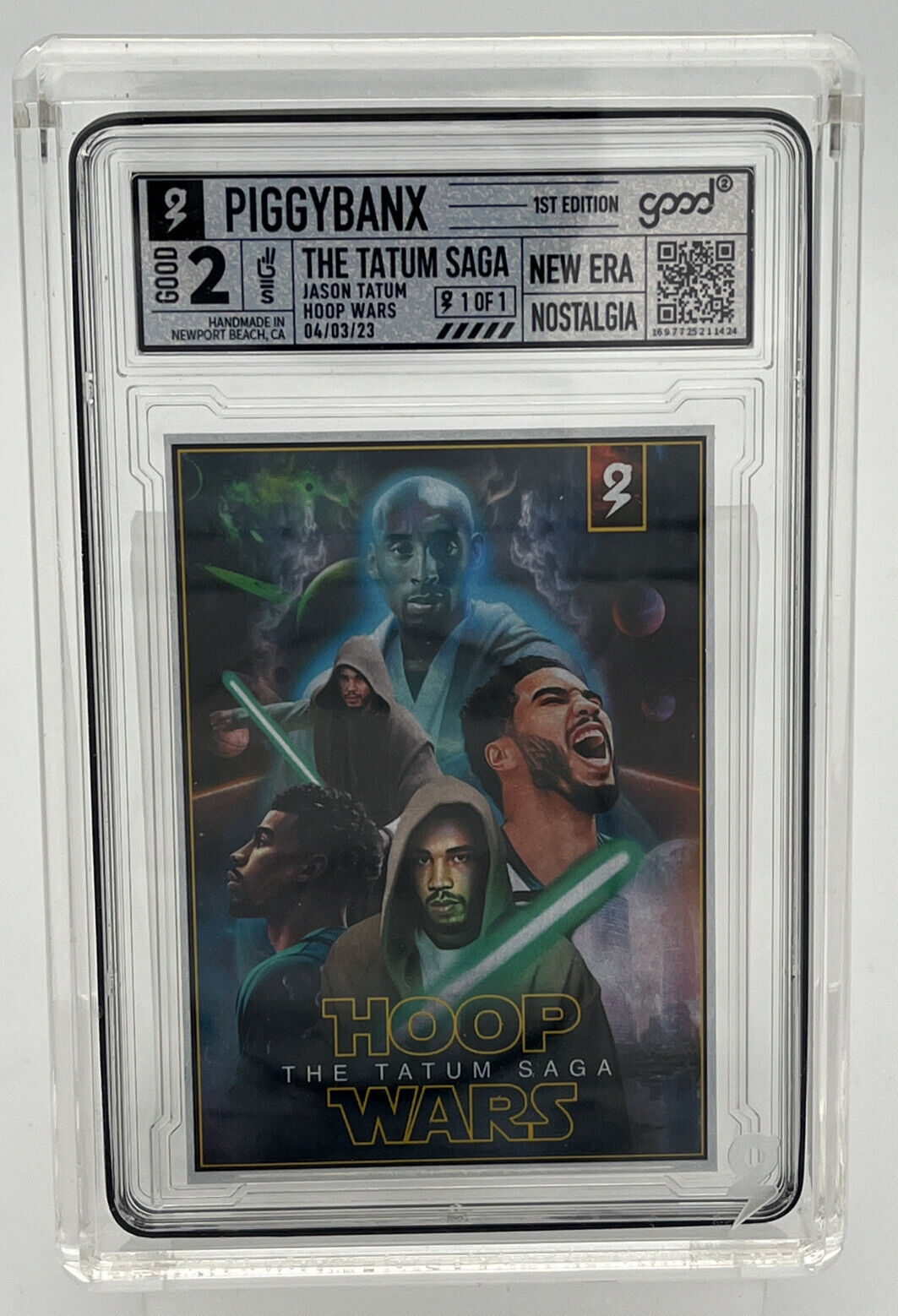 Piggybanx The Hoop Tatum Saga Wars 1 of 1 Star Wars Kobe Bryant Jaysum Tatum