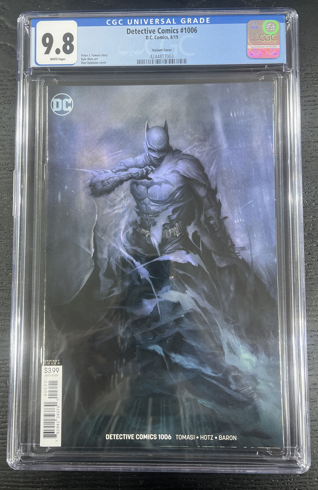 Detective Comics #1006 CGC 9.8 (2019) - Variant Cover - Batman White Pages DC