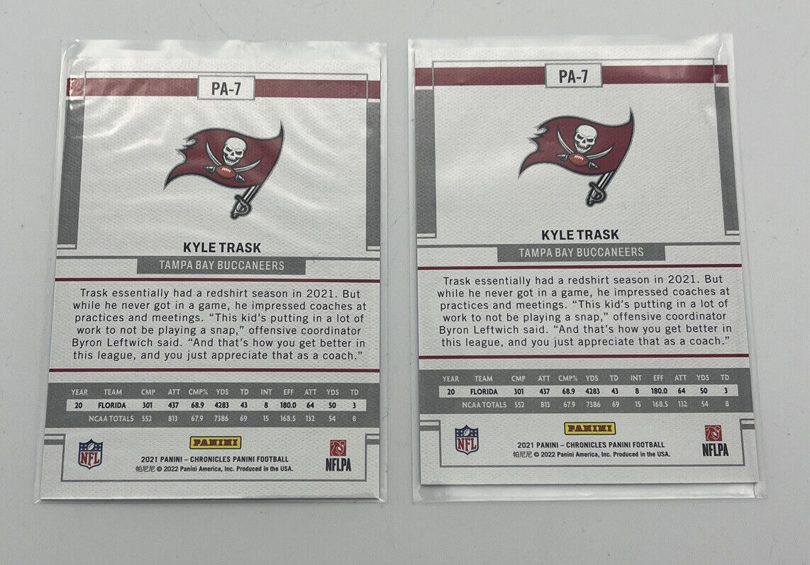 Kyle Trask 2021 Panini Donruss Football Rated Rookie Optic RC Gridiron Kings