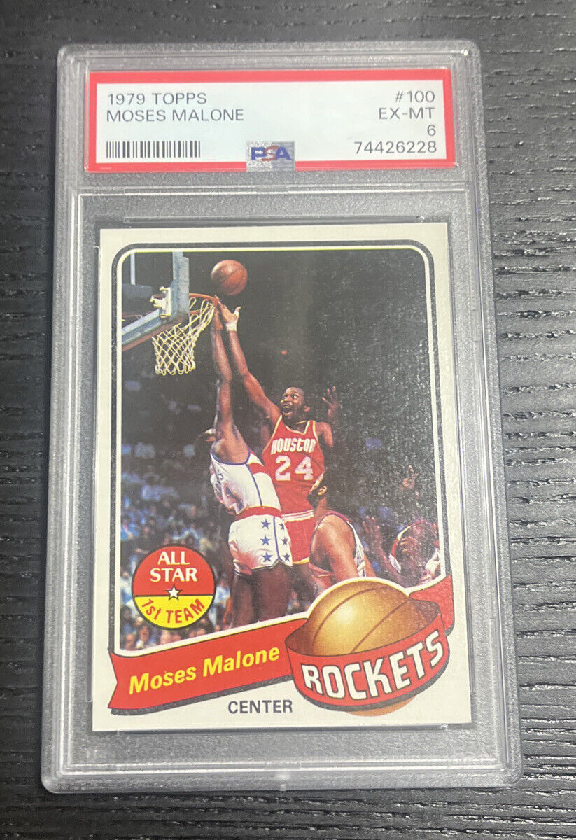 1979 Topps - Moses Malone #100 PSA 6