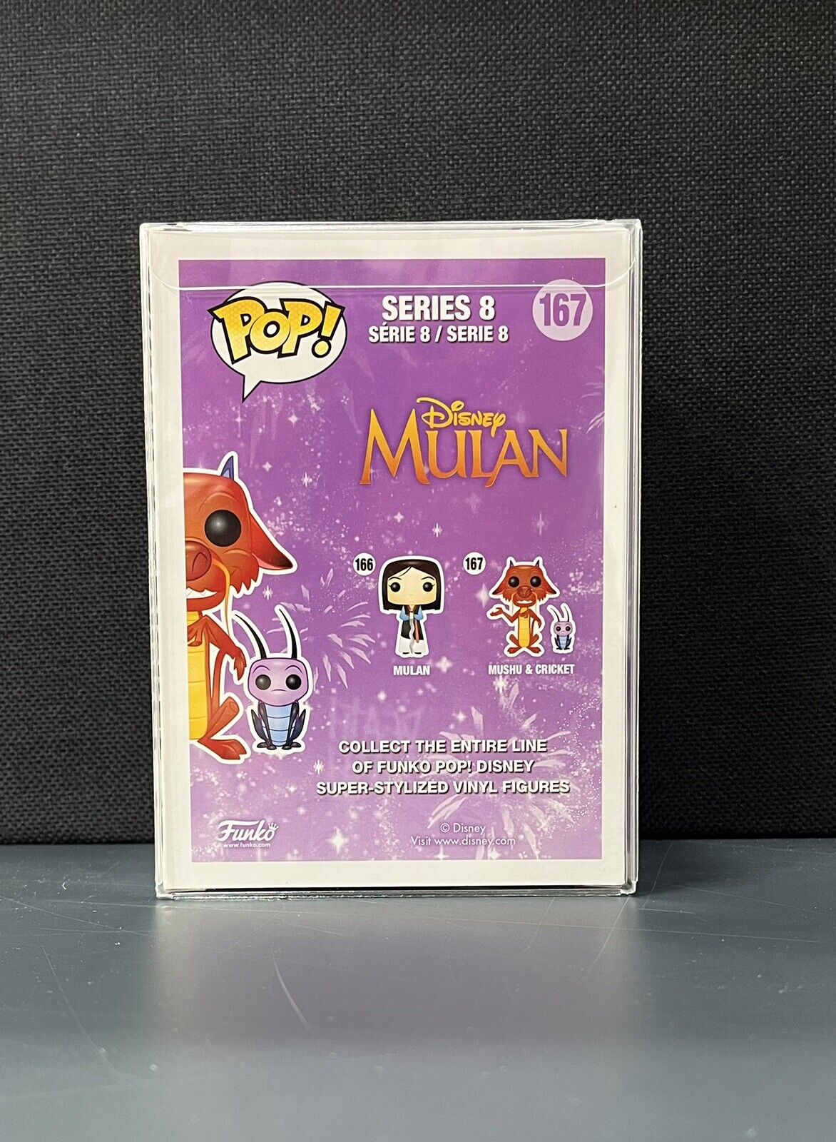 Funko Pop! Disney Mulan -Mushu and Cricket #167 Toms Model Exclusive