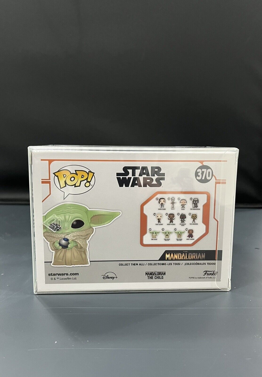 FUNKO POP! STAR WARS #370 THE CHILD CONTROL KNOB GAMESTOP EXCLUSIVE W/ PROTECTOR