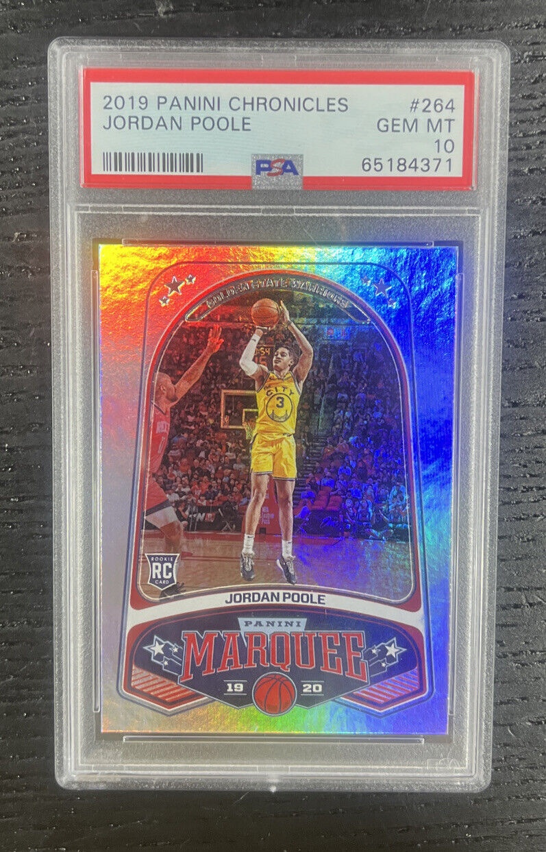 2019 Panini Chronicles Marquee #264 Jordan Poole Rookie PSA 10 GEM MINT RC