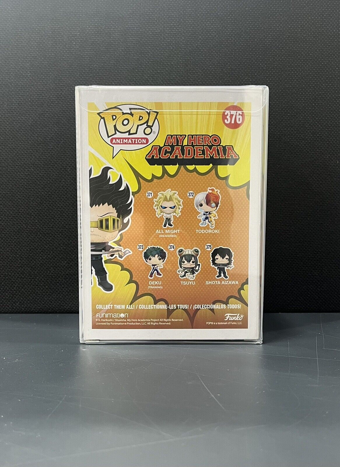 Funko POP My Hero Academia 376 Hot Topic Exclusive Shota Aizawa w/ POP Protector