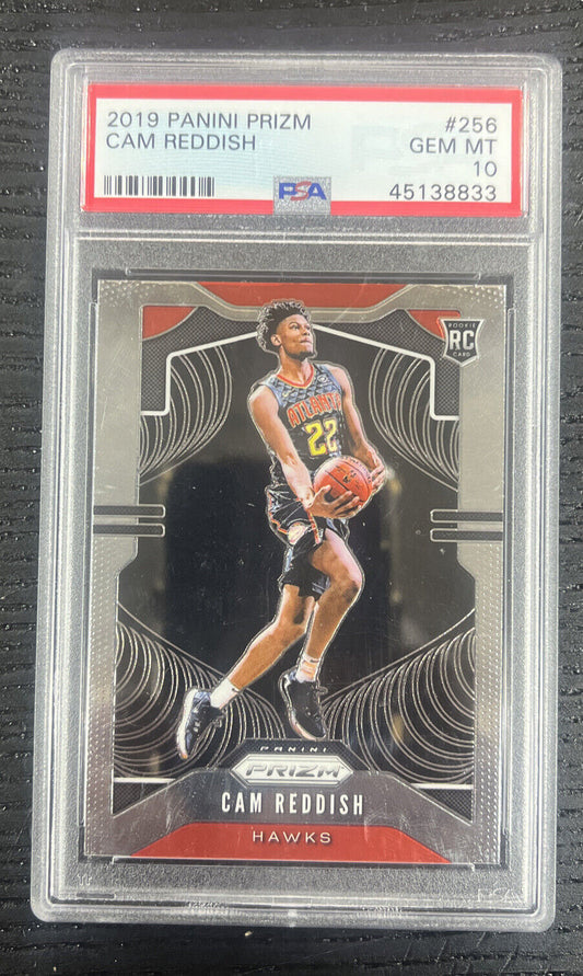 2019-20 Cam Reddish Panini Prizm Rookie RC #256 Lakers PSA 10