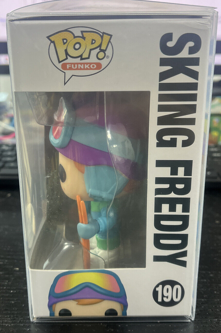 Funko Pop! SKIING FREDDY #190 Funko Shop Exclusive! With Protector!