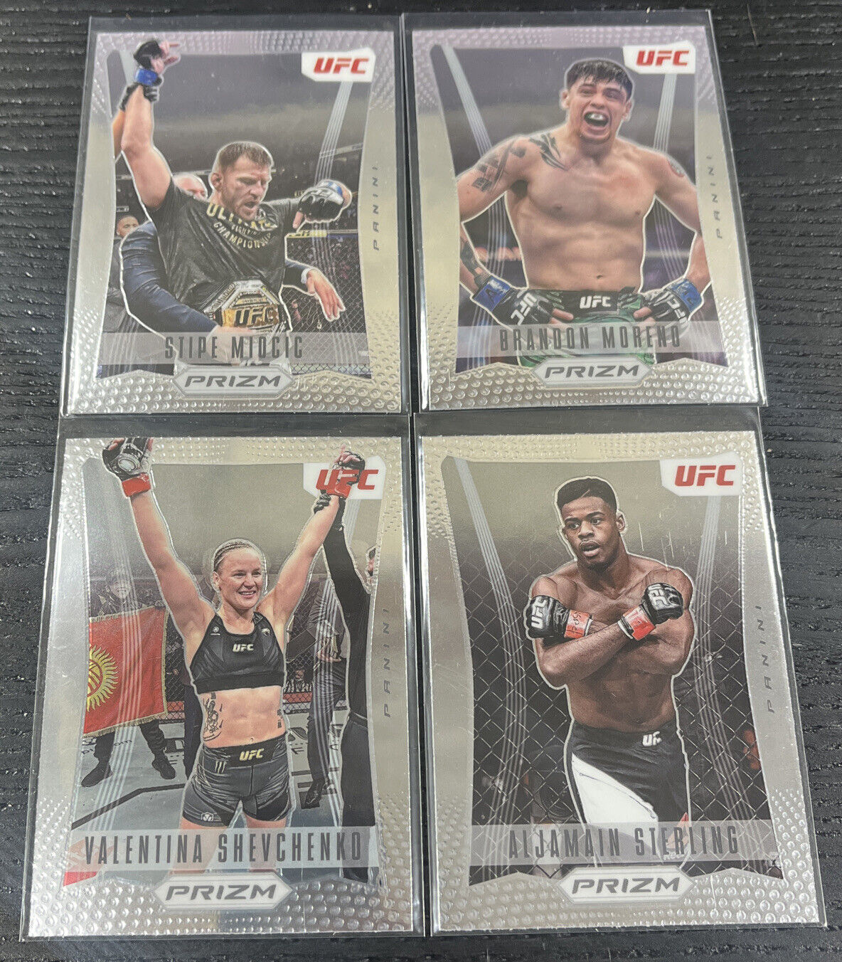 2022 Panini Prizm UFC Flashback Sp INSERTs Goats Champion UFC champion