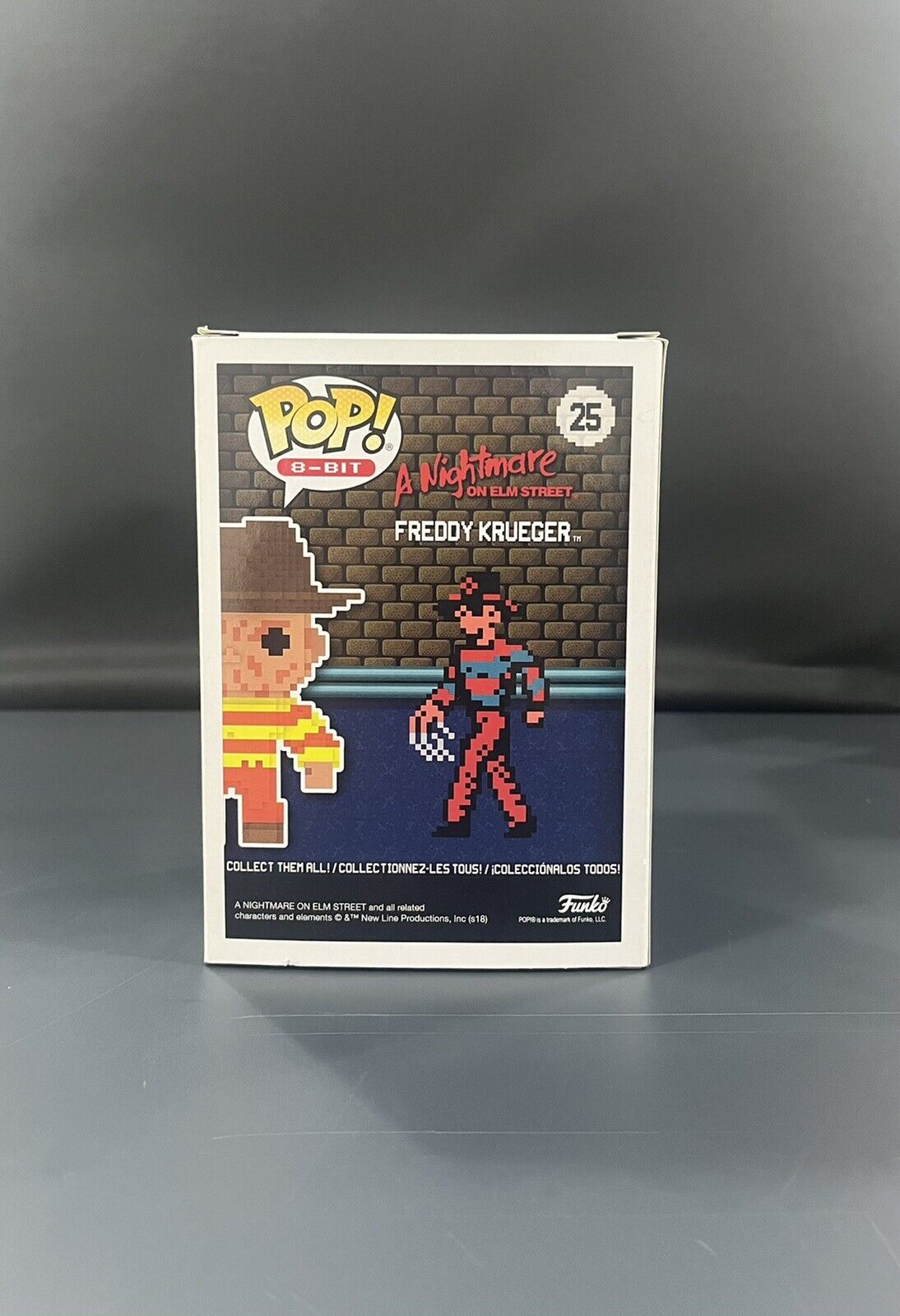 FUNKO POP! A NIGHTMARE ON ELM STREET FREDDY KRUEGER 25 GAME STOP EXCLUSIVE