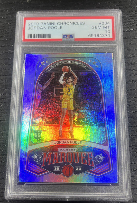 2019 Panini Chronicles Marquee #264 Jordan Poole Rookie PSA 10 GEM MINT RC