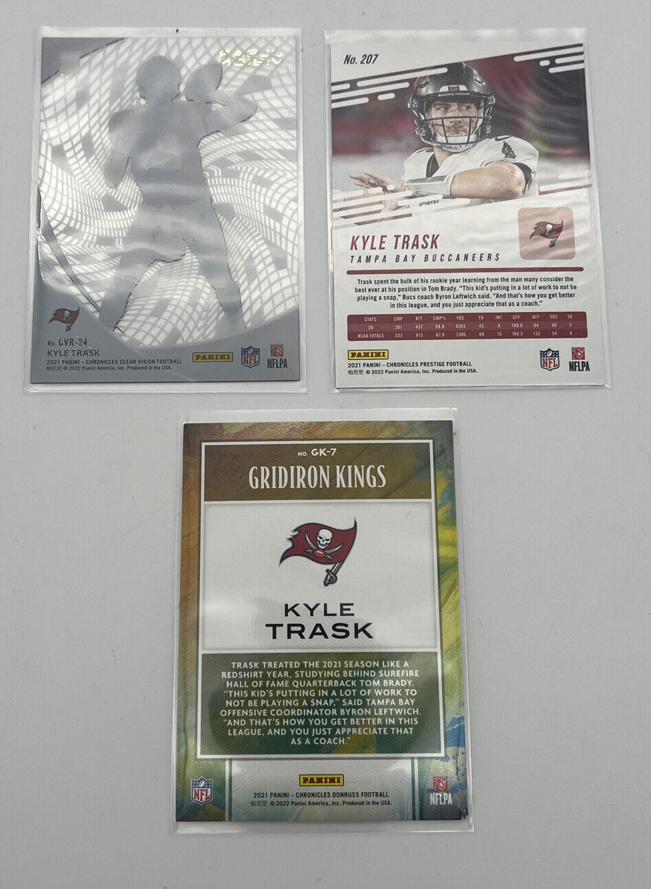 Kyle Trask 2021 Panini Donruss Football Rated Rookie Optic RC Gridiron Kings