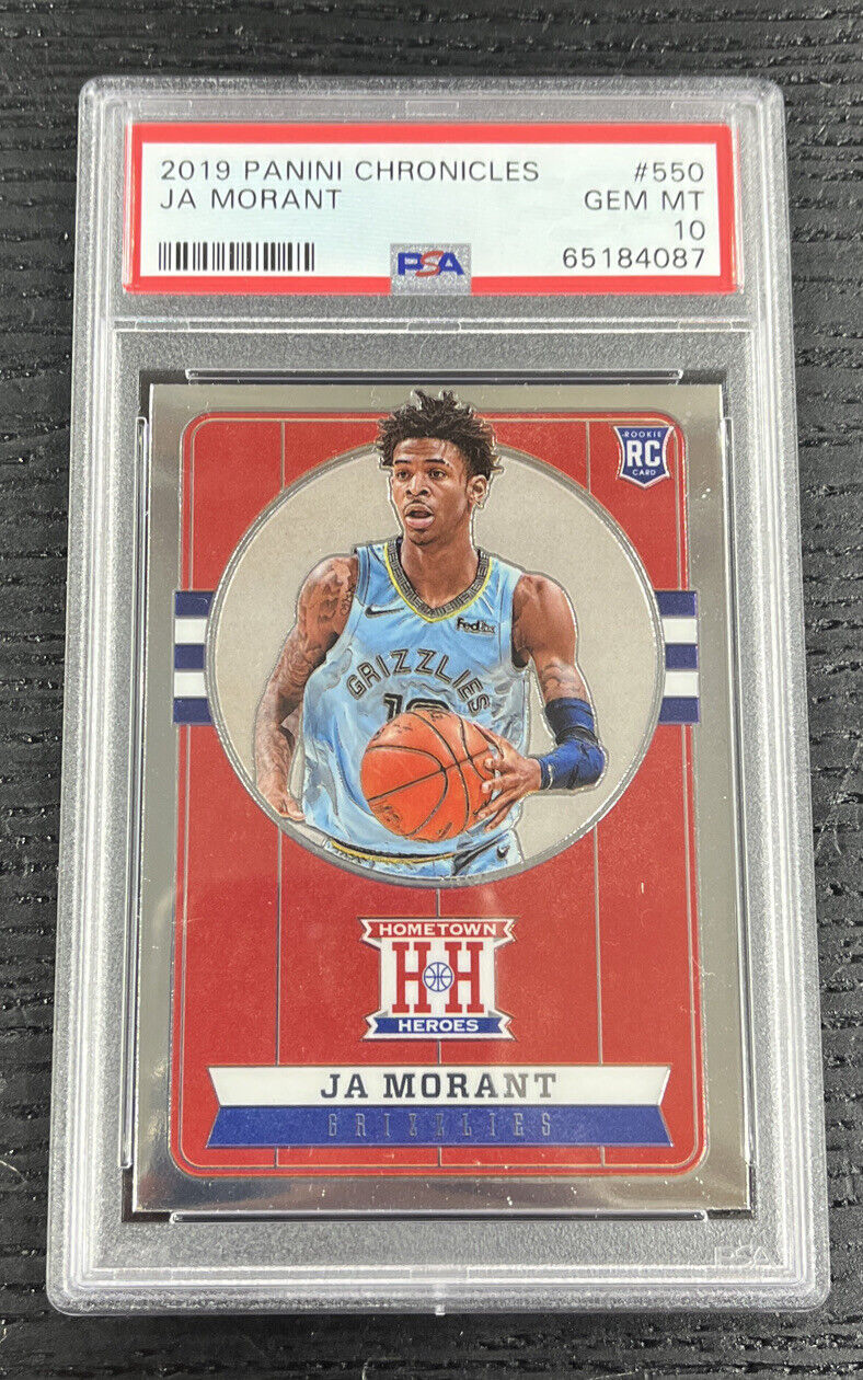 2019-20 Chronicles Ja Morant Hometown Heroes #550 Rookie RC PSA 10