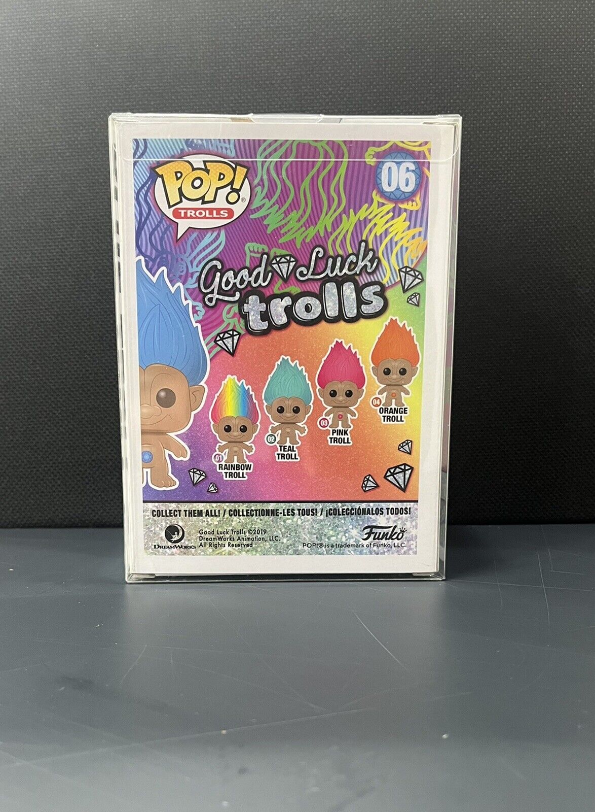 FUNKO POP ! BLUE TROLL 06 BARNES AND NOBLE EXCLUSIVE