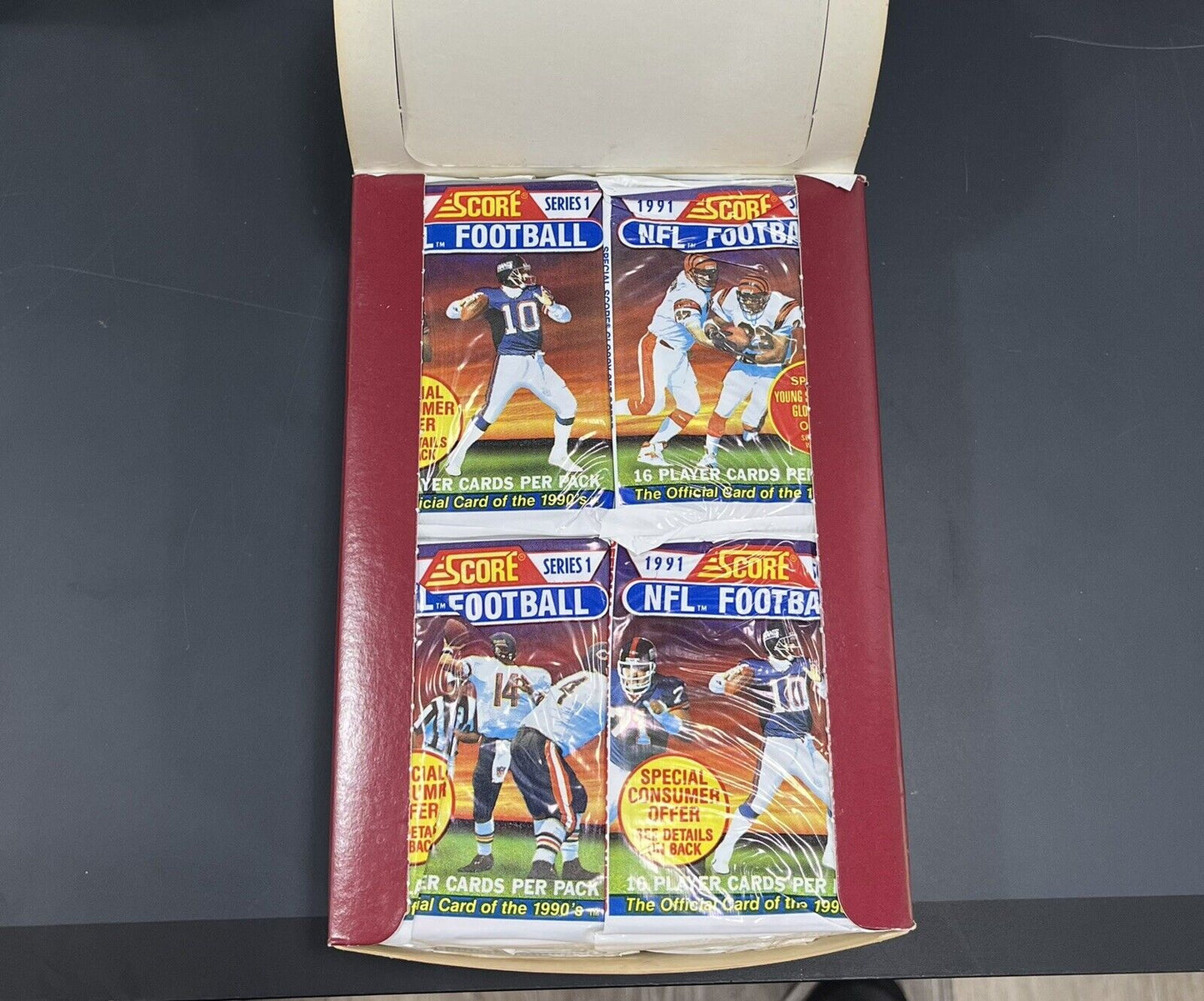 1991 Score NFL Football Series 1 Player Card Series 1 . Unopened Packs. Full Box