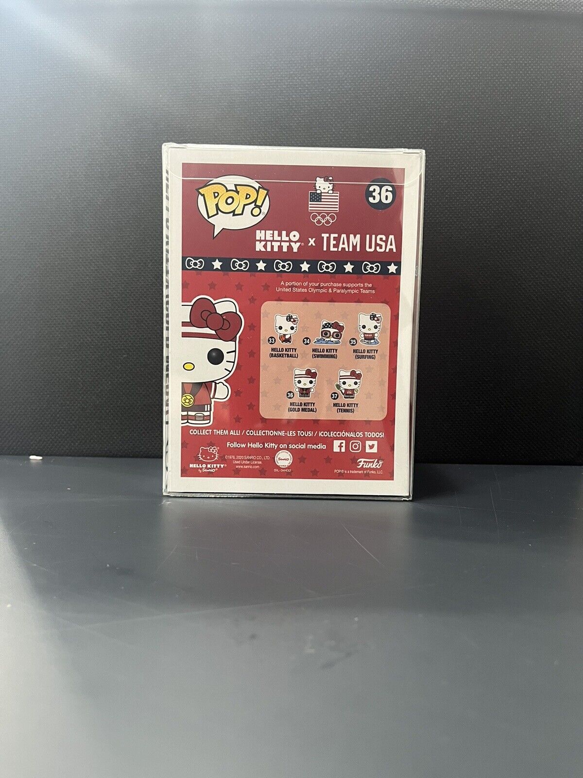 Funko POP - Hello Kitty ( Gold Medal ) #36 Flocked