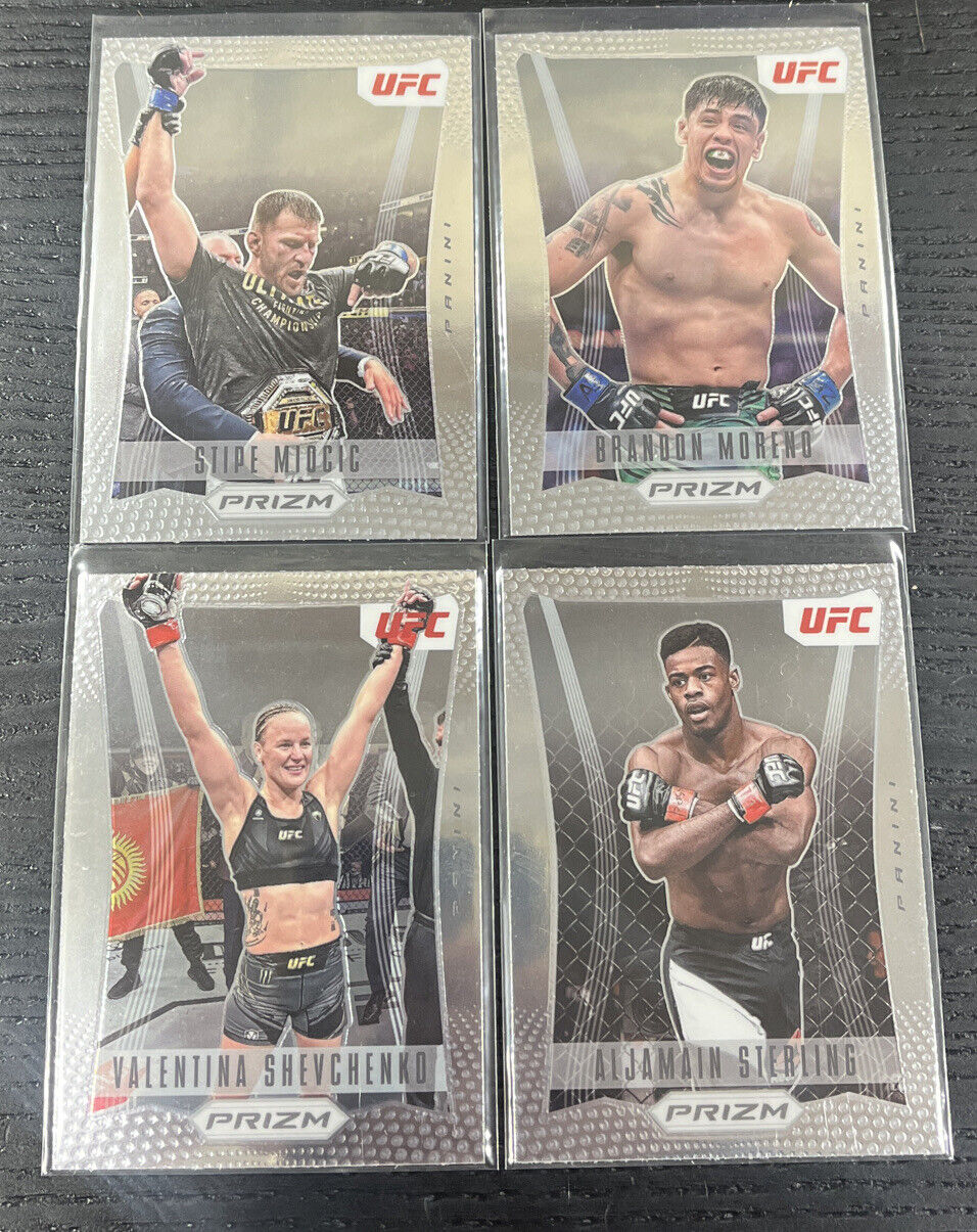 2022 Panini Prizm UFC Flashback Sp INSERTs Goats Champion UFC champion