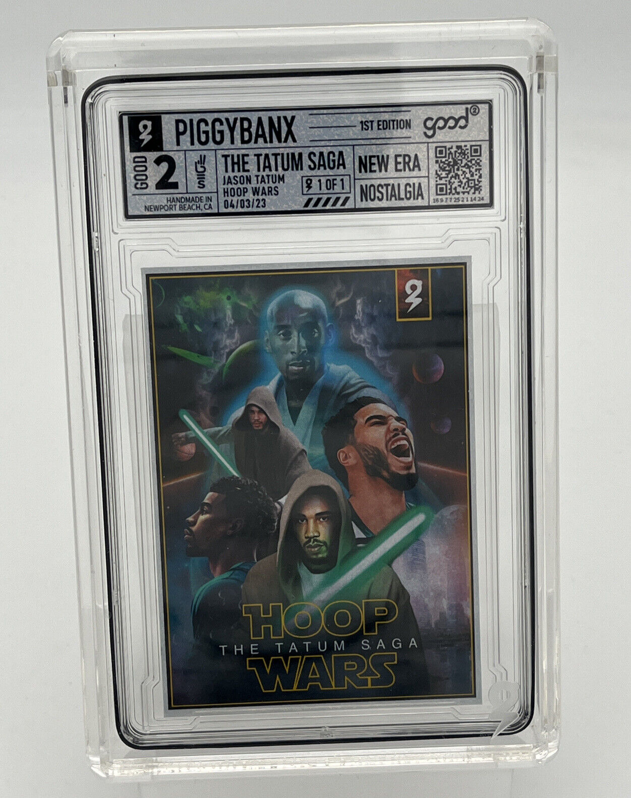Piggybanx The Hoop Tatum Saga Wars 1 of 1 Star Wars Kobe Bryant Jaysum Tatum