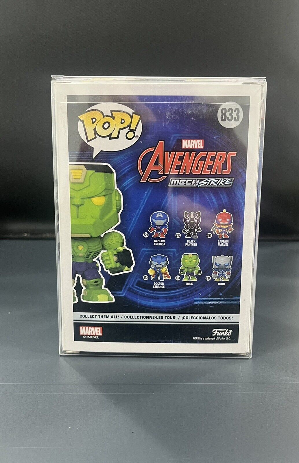 Funko Pop Shop Exclusive Avengers Mechstrike HULK #833 Glow in Dark Marvel