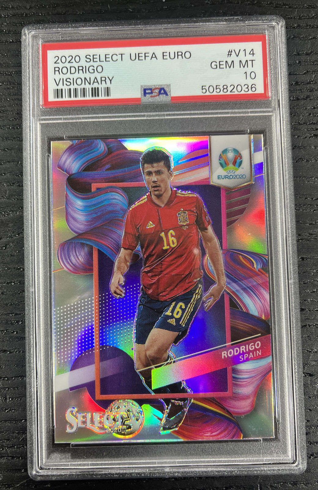2020 Select UEFA Euro RODRIGO Visionary SSP #14 Spain PSA 10