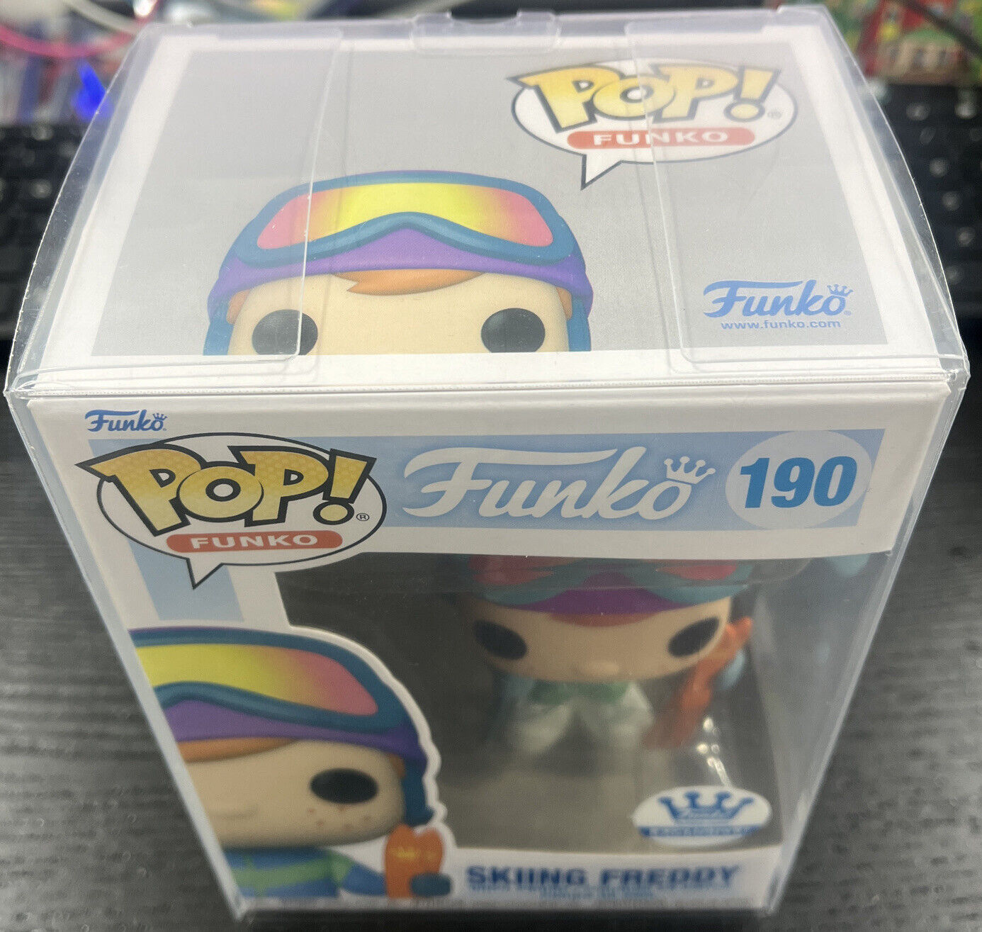 Funko Pop! SKIING FREDDY #190 Funko Shop Exclusive! With Protector!