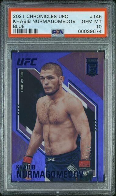 2021 Panini Chronicles UFC Elite Blue Khabib Nurmagomedov /99 #146 PSA 10