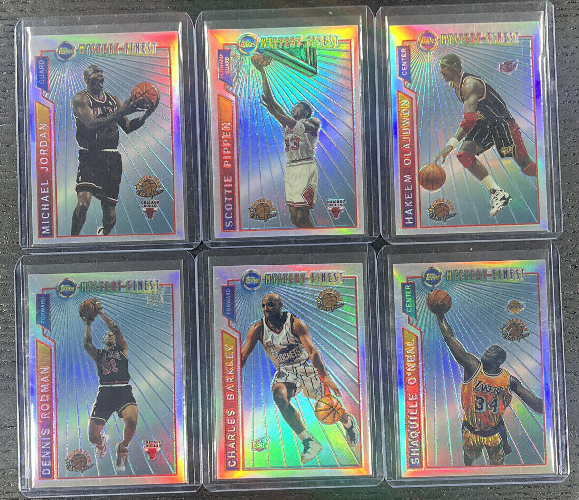 1996-97 Topps Mystery Finest Refractor Set with Michael Jordan!!! ALL 22 cards