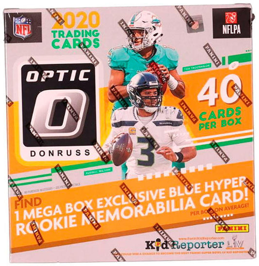 2020 Optic Football Mega Blue Hyper Box