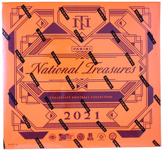 2021 National Treasures Collegiate Football Hobby Box
