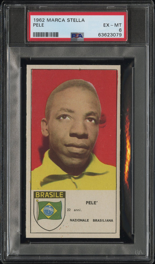 1962 Marca Stella- Pele Ex-MT 6 PSA