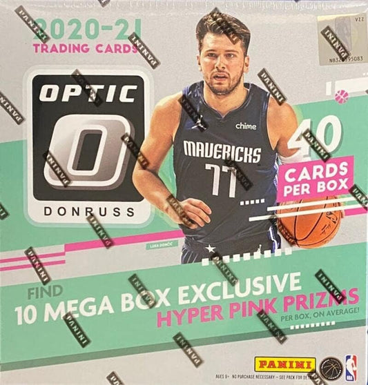 2020-21 Donruss Optic Basketball Mega Box (10 Packs/4 Cards)