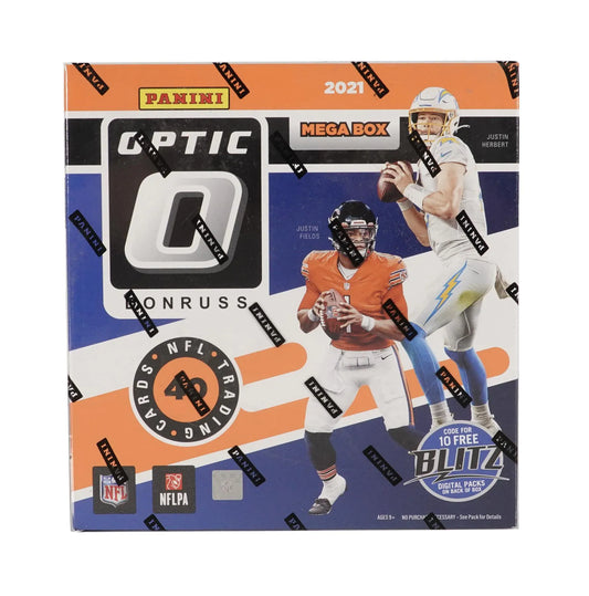 2021 Panini Optic Football Mega Box (Blue Hyper Parallels)