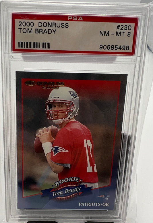 2000 Donruss Tom Brady /1325 #230 NM 8 RC