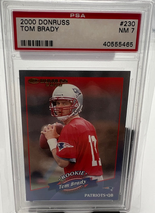 2000 Donruss Tom Brady /1325 #230 NM 7 RC