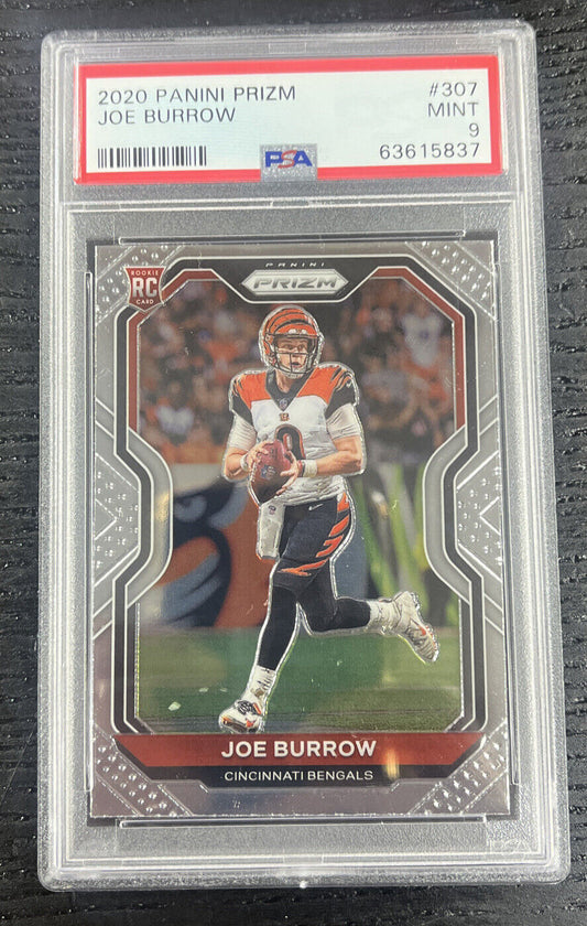 2020 Panini Prizm Joe Burrow #307 Mint 9 RC