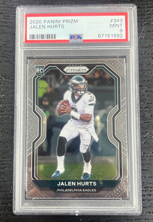 2020 Panini Prizm Jalen Hurts #343 Mint 9 RC
