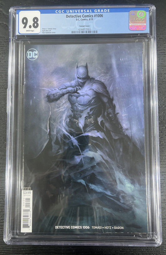 Detective Comics #1006 CGC 9.8 (2019) - Variant Cover - Batman White Pages DC