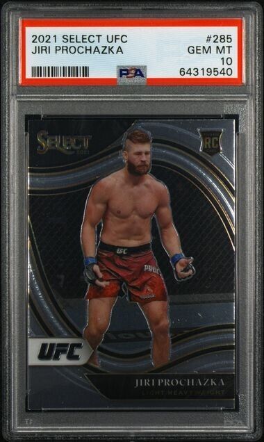 2021 SELECT UFC Jiri Prochazka Octagonside Base card 285 PSA 10