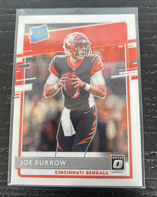 2020 Panini Donruss Optic Football #151 Joe Burrow Rated Rookie RC