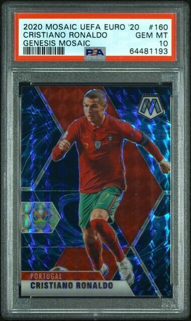 2020 Mosaic Euro CRISTIANO RONALDO Portugal Genesis SSP PSA 10 POP 11