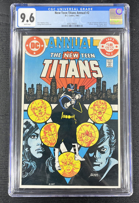1983 New Teen Titans Annual #2 1st Vigilante DC Comics CGC 9.6