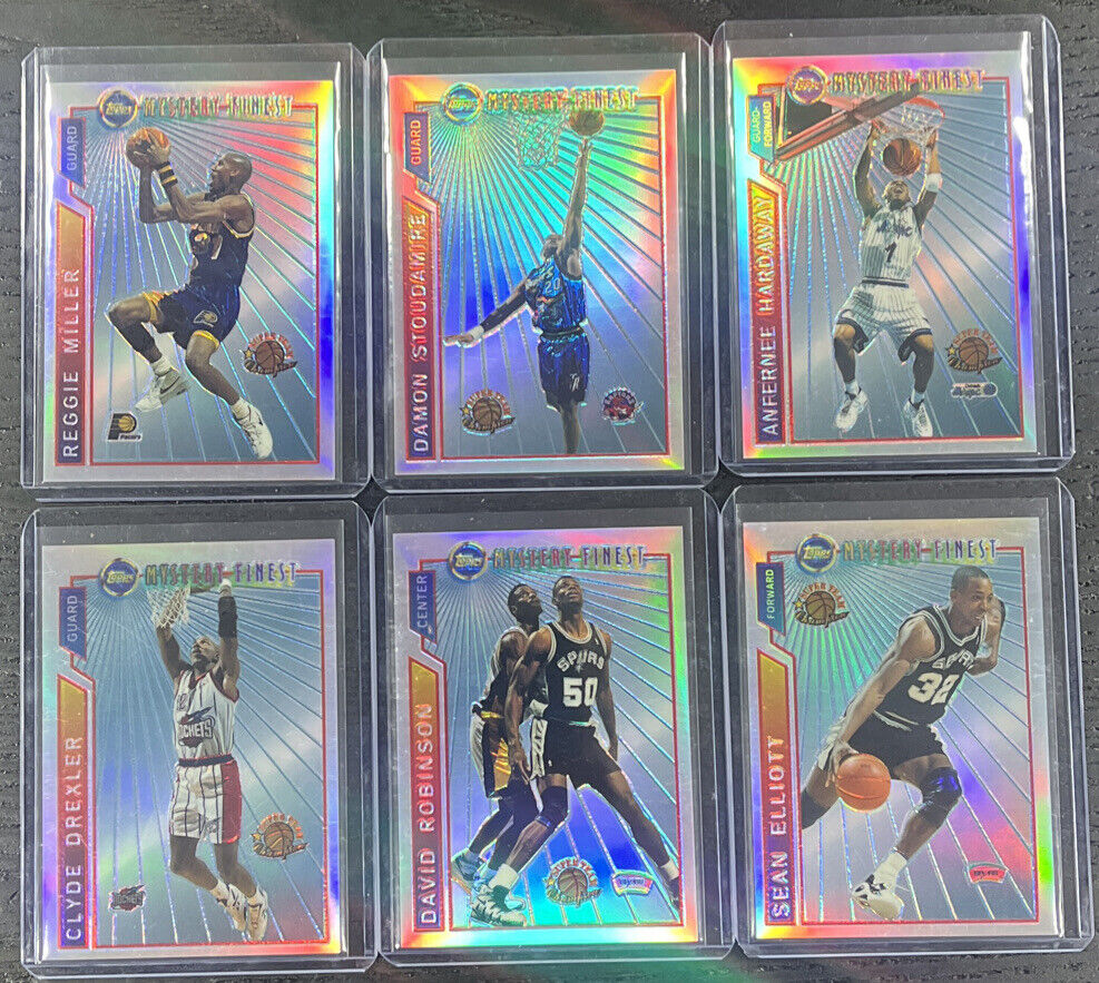 1996-97 Topps Mystery Finest Refractor Set with Michael Jordan!!! ALL 22 cards