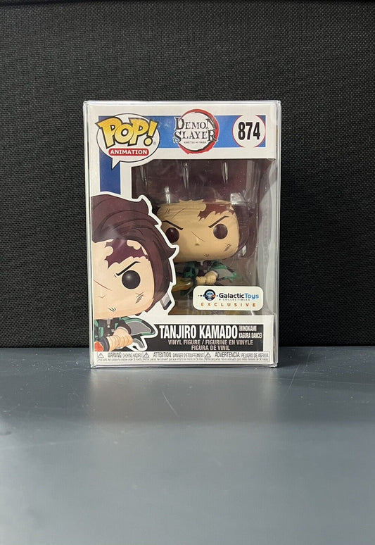 Funko POP Tanjiro Kamado #874 - Galactic Toys Exclusive