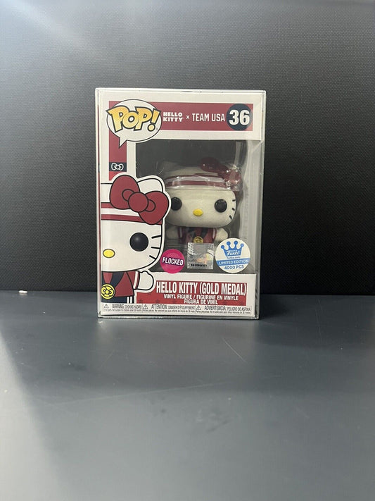 Funko POP - Hello Kitty ( Gold Medal ) #36 Flocked