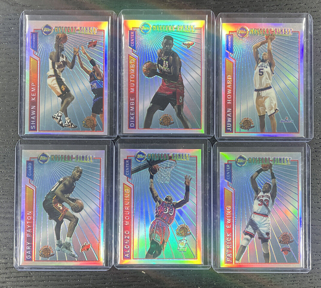 1996-97 Topps Mystery Finest Refractor Set with Michael Jordan!!! ALL 22 cards