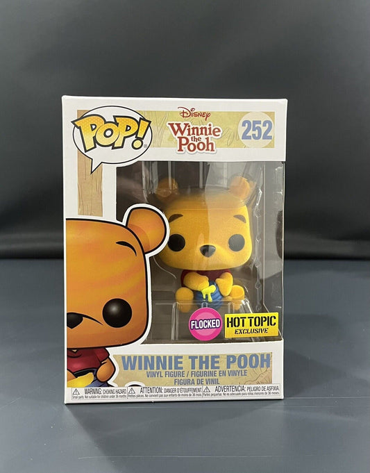 Funko Pop! Disney: Winnie the Pooh #252 (Flocked) - Hot Topic Exclusive