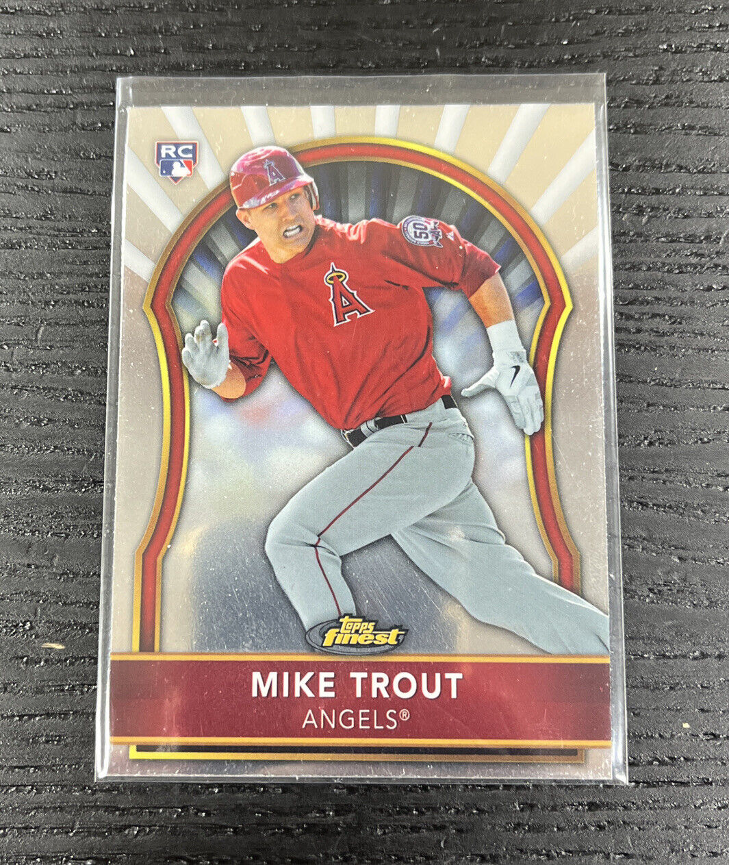 2011 Topps Finest Mike Trout Rookie Los Angeles Angels #94
